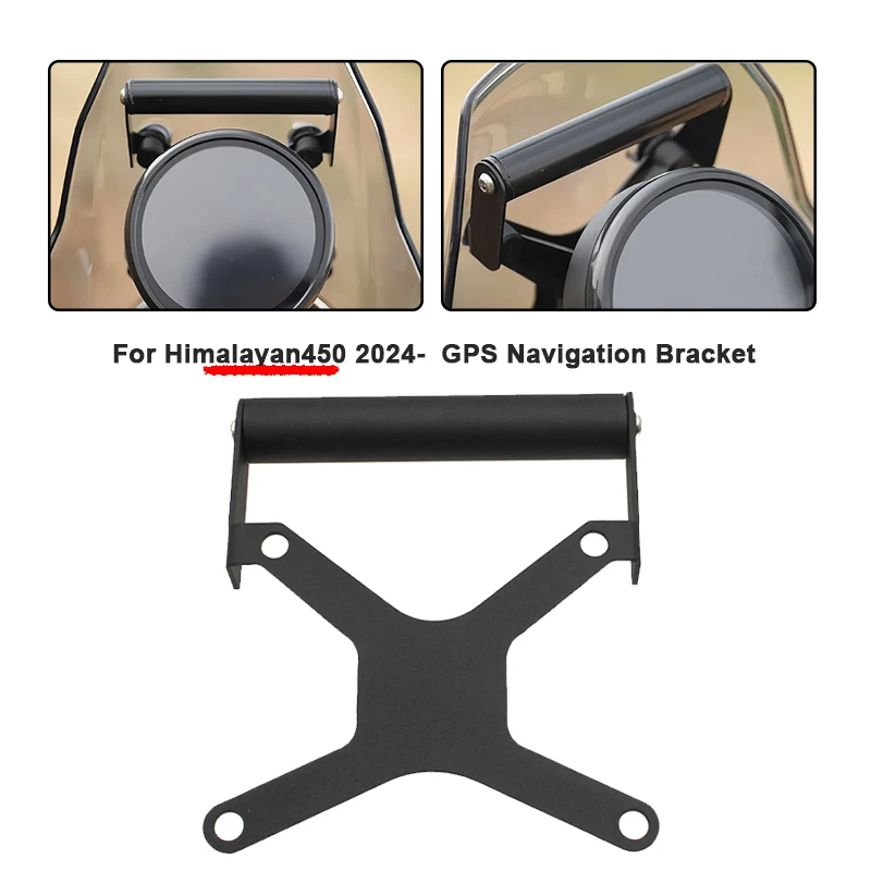 

Fit For Himalayan 450 2024 2025 Motorcycle himalayan450 Accessories Phone Holder Stand GPS Navigation Plate Bracket