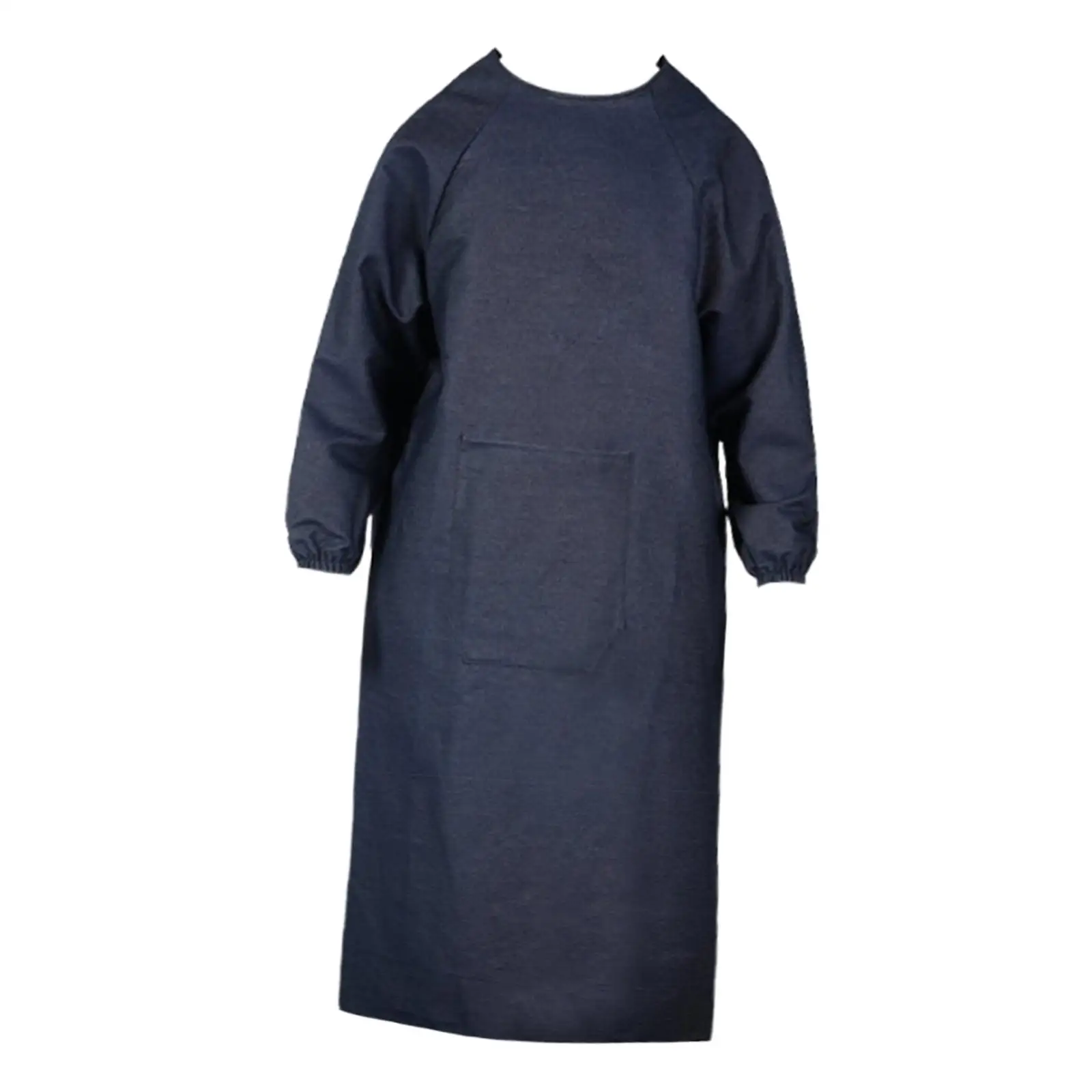 Denim Welding Apron for Men Women Fire Resistant Heavy Duty Long Sleeve Work Apron with Pocket for Welders