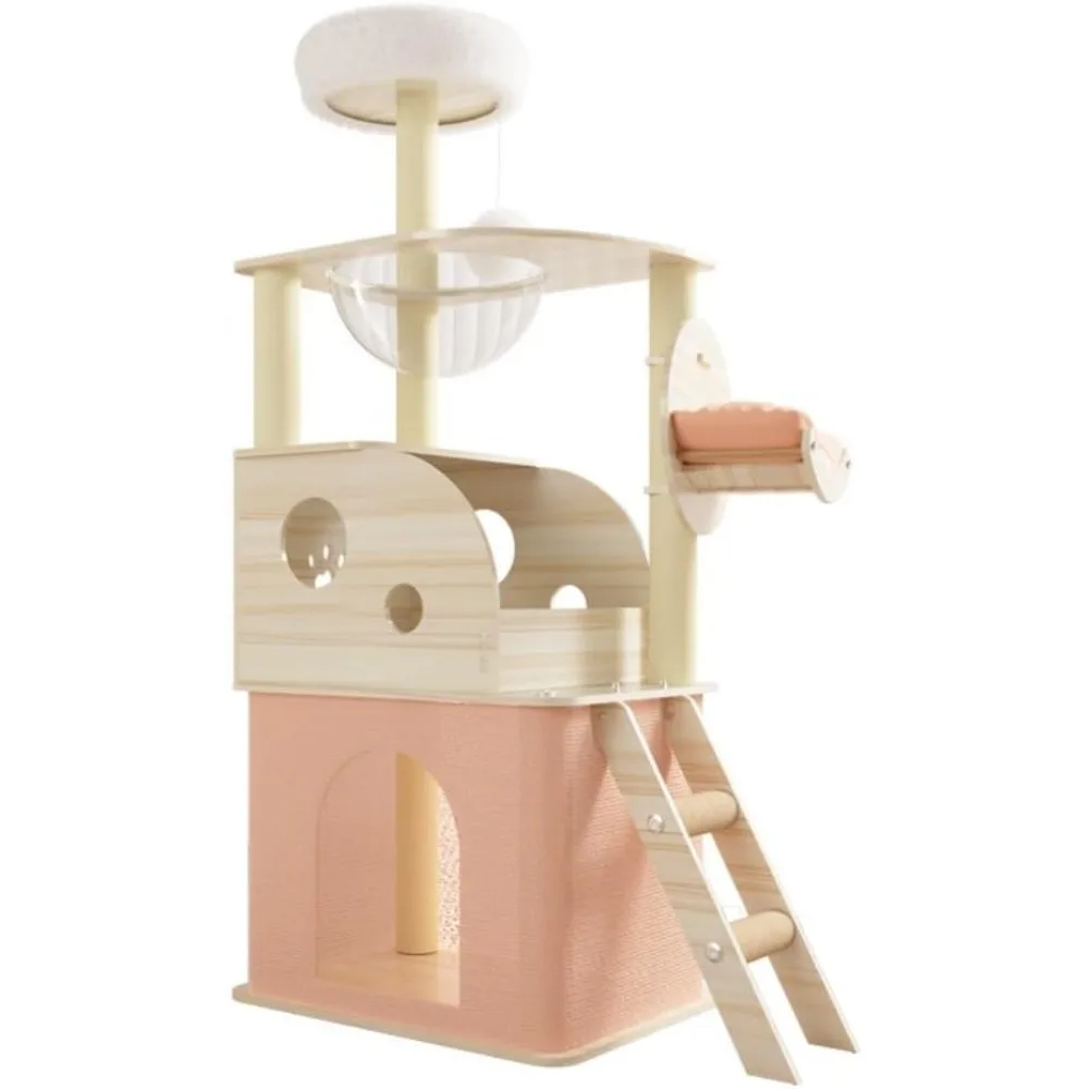 

Freedom Cat FrameEasy to Clean Climbing Integrated Large Tree Villa Climbing Column Sisal Jumping Platform Climbers for I