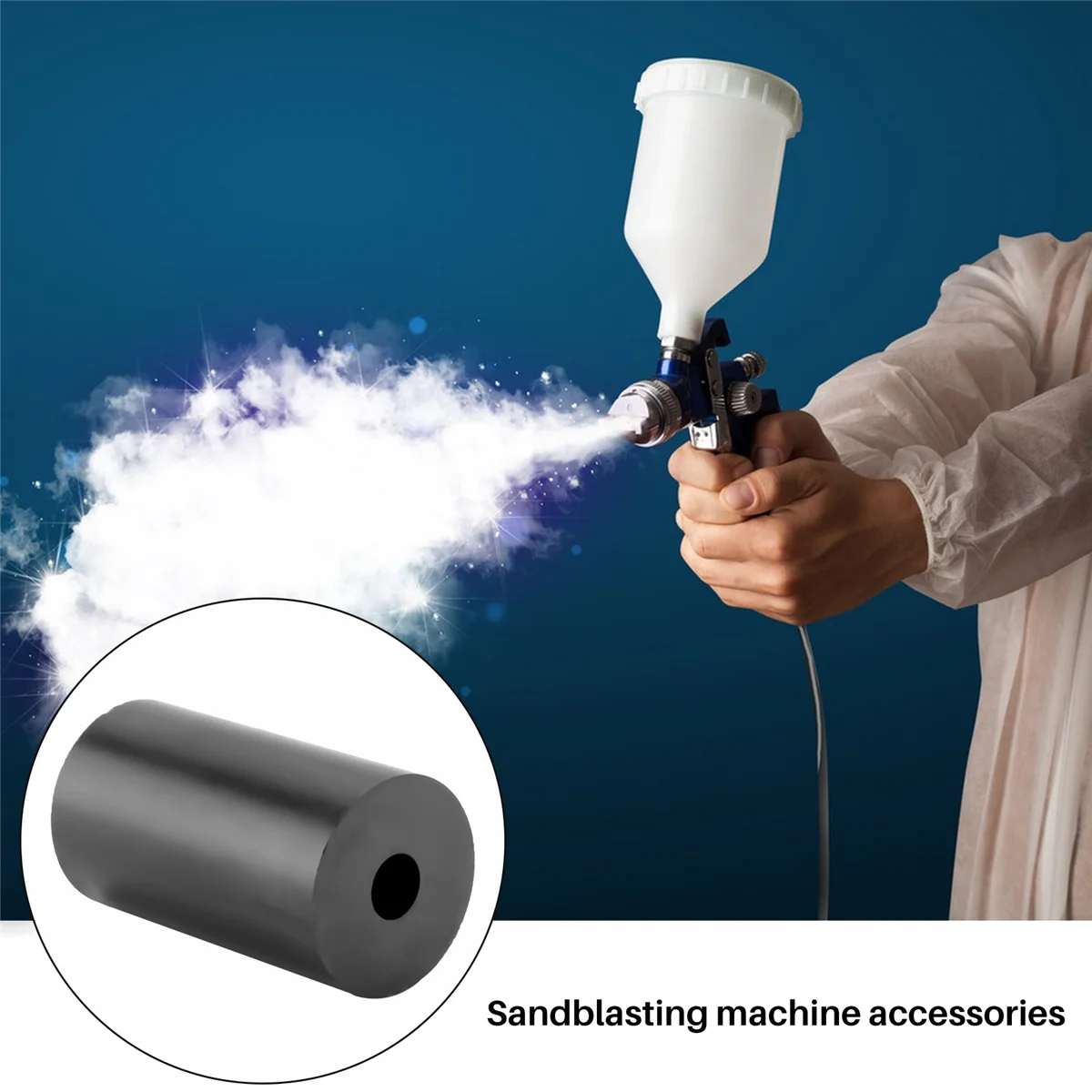 ที่ดีที่สุด 35X20X6 มม.B4C โบรอนคาร์ไบด์ Air Sandblaster หัวฉีดพ่นทรายเครื่องมือเคล็ดลับ Abrasive Blasting ทรายตู้เครื่องมือ