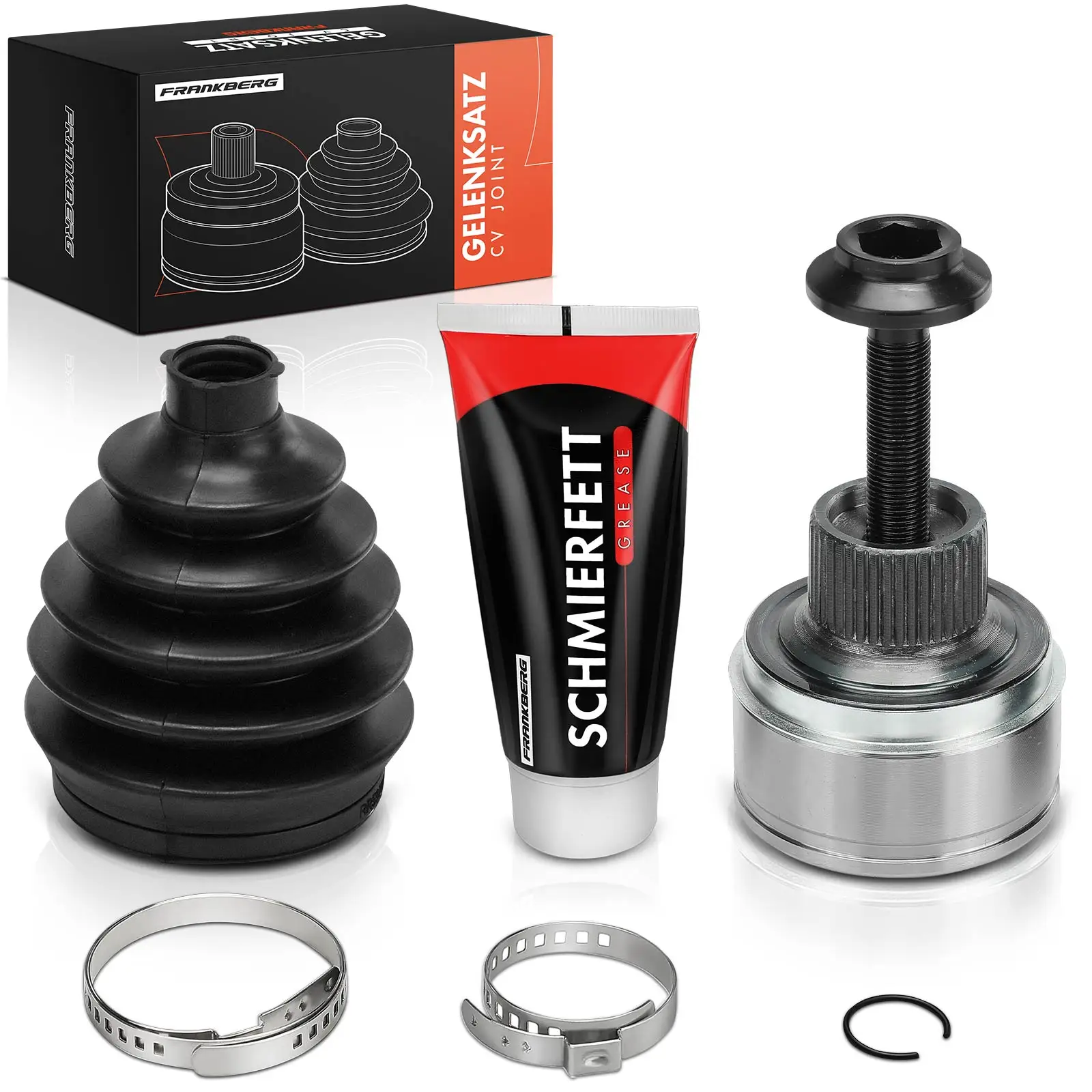 Frankberg 1x Aandrijfas Set Vooras Voor Audi A4 8K A5 8T 8F Q5 8RB Porsche Macan 95B 8T0498099 95B407305B