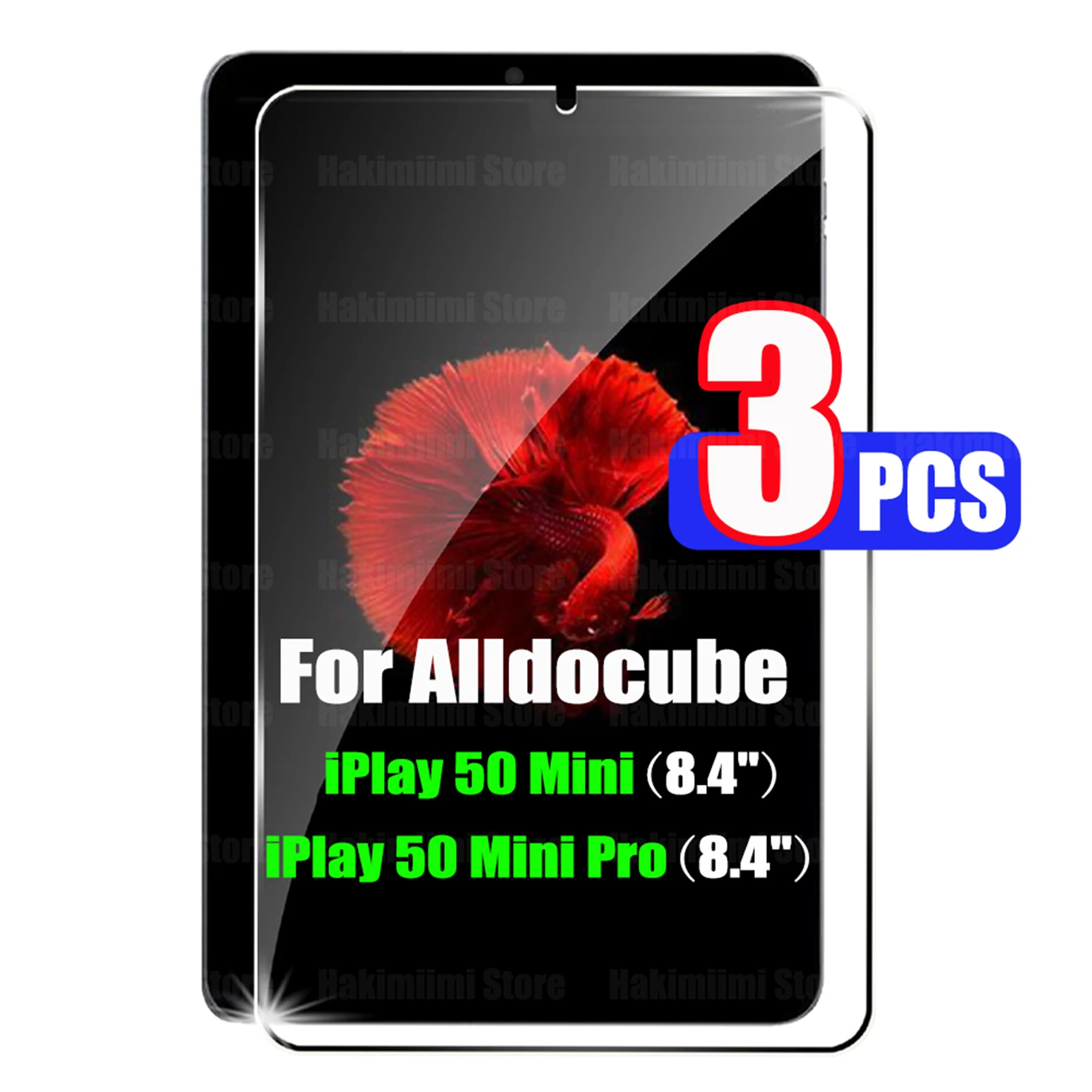 

Screen Protector for ALLDOCUBE iPlay50 Mini / iPlay 50 Mini Pro (8.4") Anti-Scratch Anti-Fingerprint 9H Hardness Tempered Glass