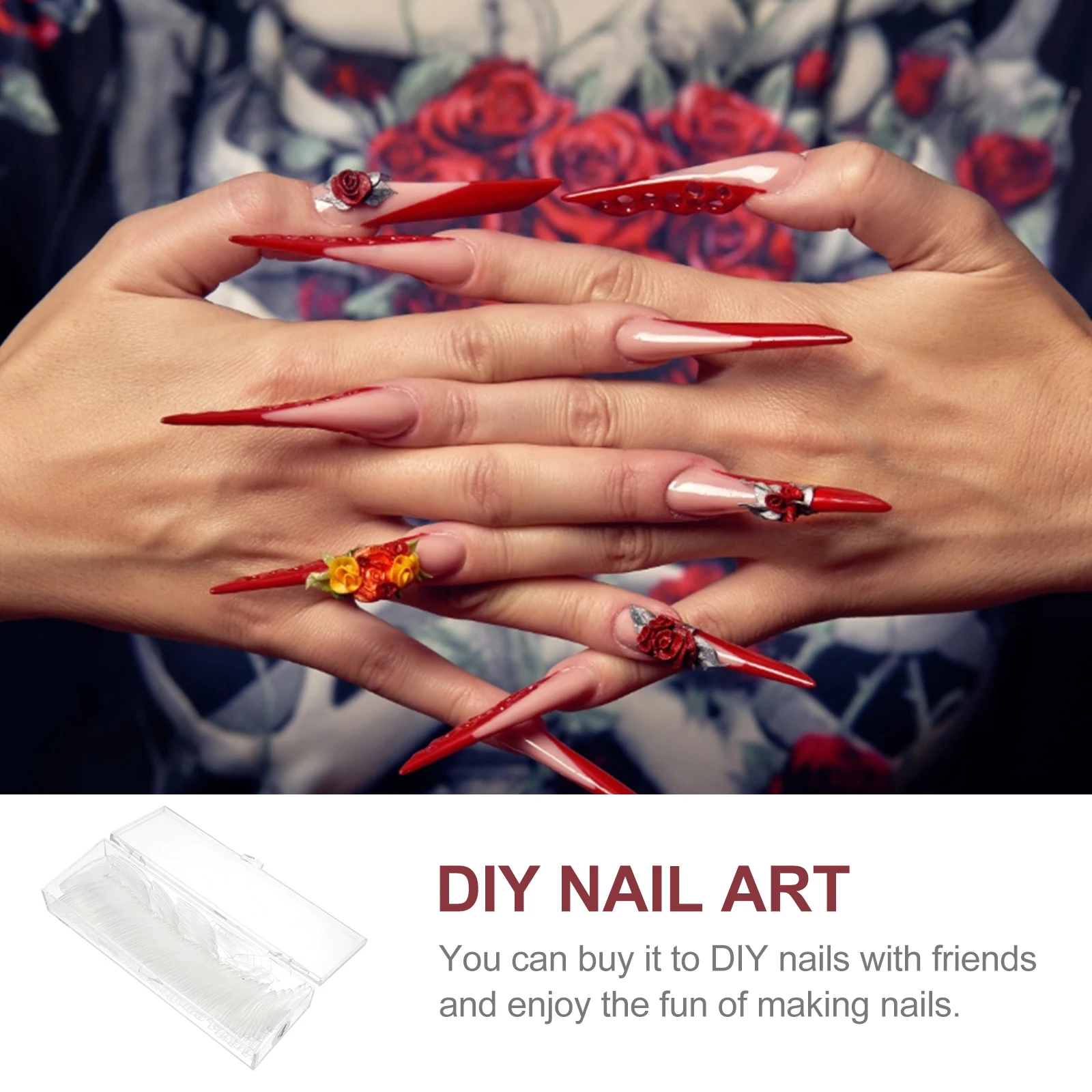 

200pcs Natural Manicure Fake Nails Long Lasting Transparent Decor Nail Nail Tips Tips Piece Decor