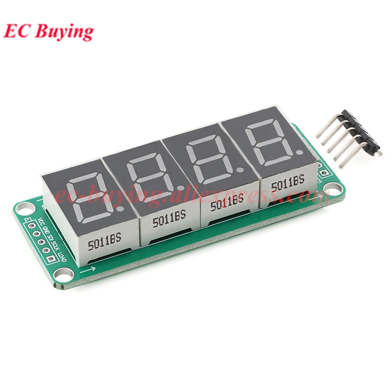 10Pcs/1pc Static Drive 2 3 4 Segment 0.5 inch Digital Tube LED Display Module 0.5' 2 Digital 74HC595 Tube Series For Arduino DIY