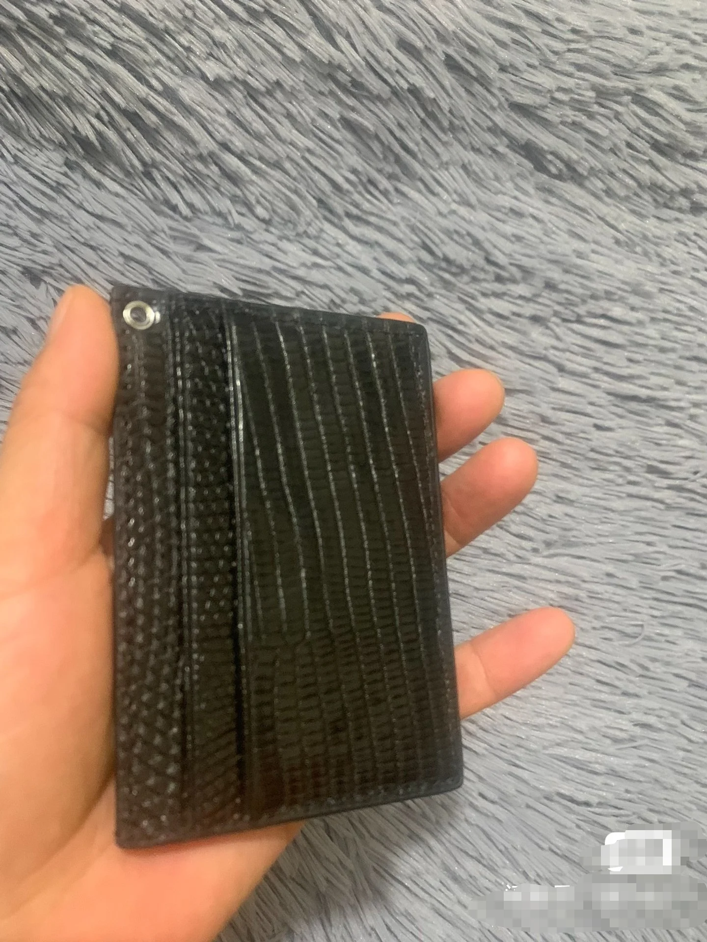 2026 New Ostrich & Lizard Leather men's Card Bag Fashion Leisure Genuine Leather Multi Card Holder Bag 45