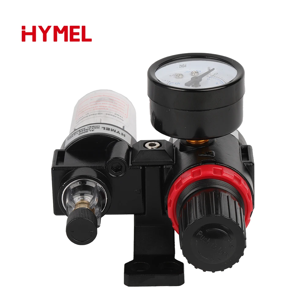 AFC2000 G1/4 Air Compressor Oil And Water Separator Air Filter is used to Reduce The Pressure Valve Regulator AFR2000 + AL2000