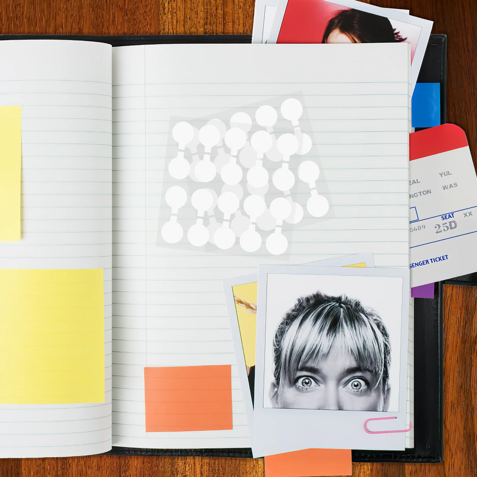 Рисунок 6 - двусторонние нано-клейкие круглые