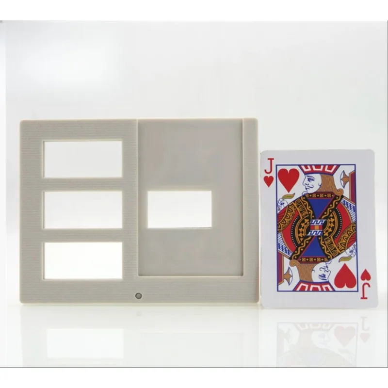 Magic Picture Frame & Zig Zag Card - Optical Illusion Visual Effect for Stage/Close-Up Magic, Professional Vanishing Props Toys