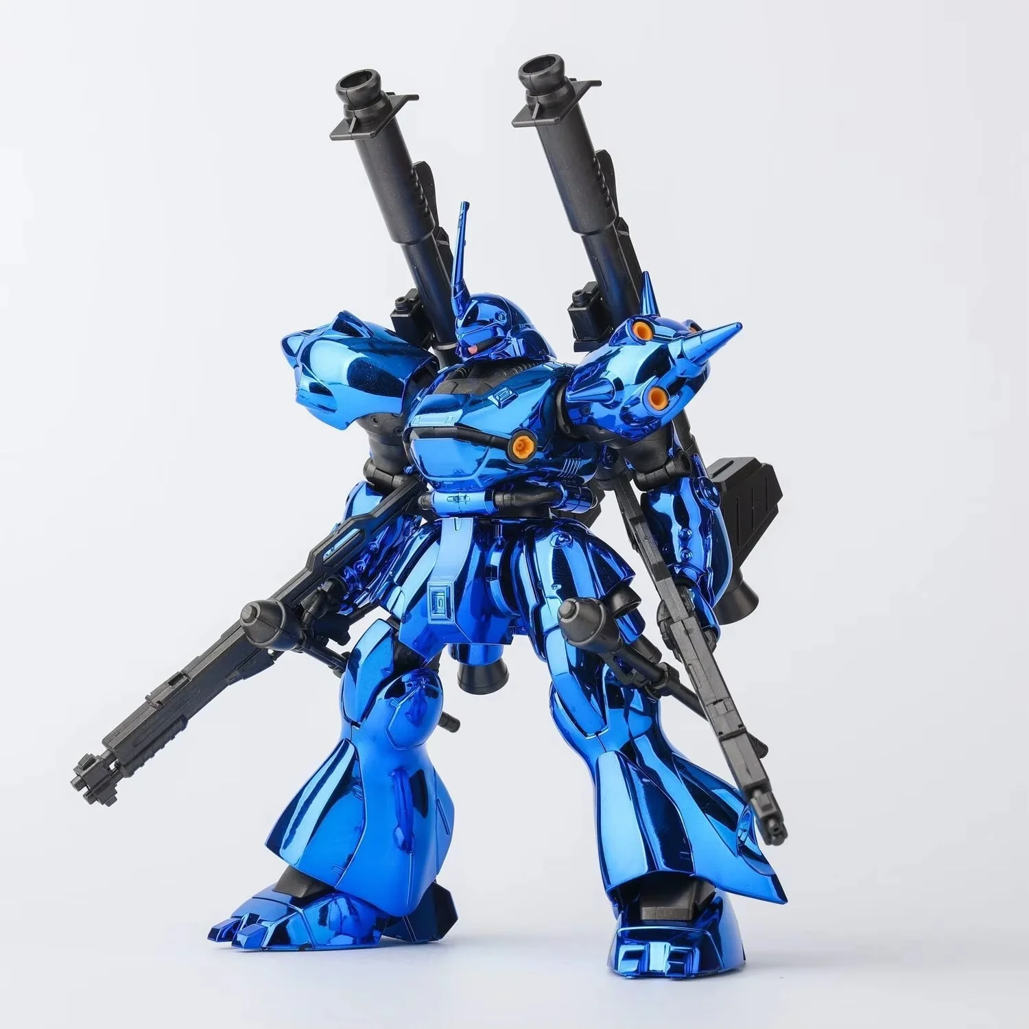 STAR Kampfer MS-18E HGUC1/144 Electroplating Blue Assembly Model Kits Collection Mech Action Figure Ornament Toys Robot Gifts