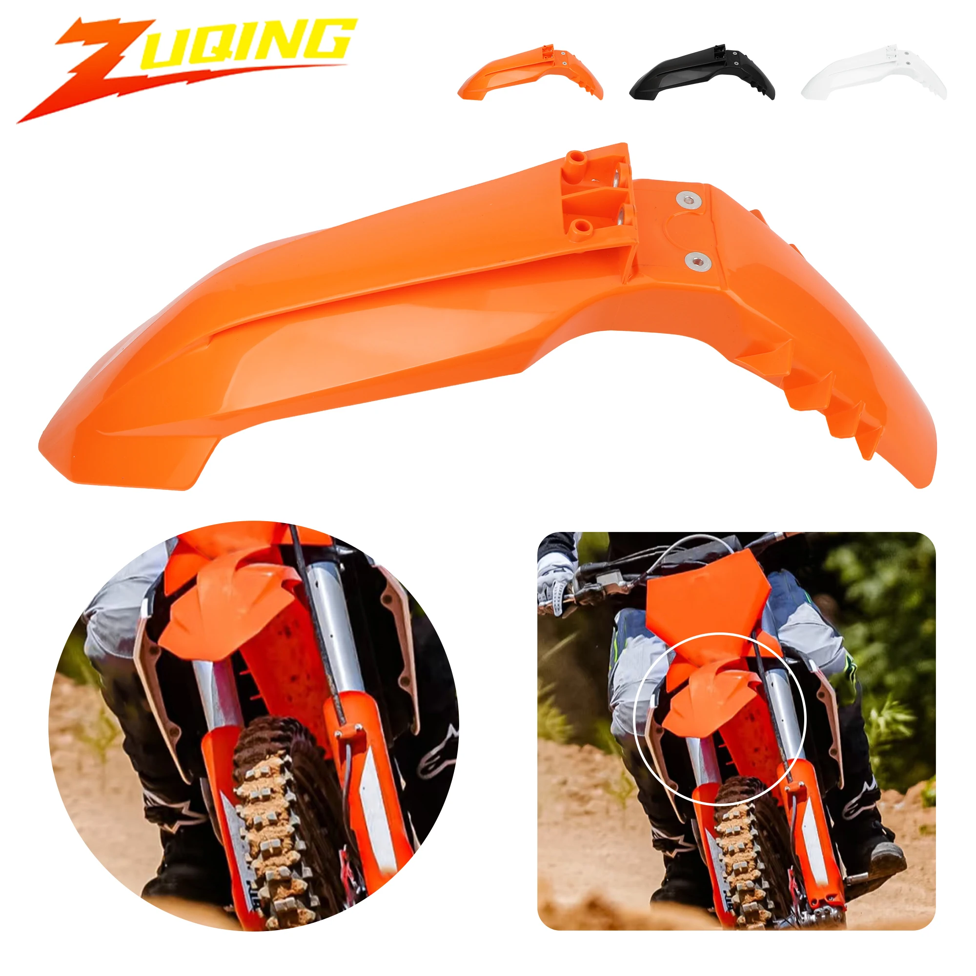 

For KTM Motorcycle Front Fender Plastic Mudguard SX SXF XC XCF 125 250 300 350 500 2023 2024 Dirt Bike Motocross Accessories