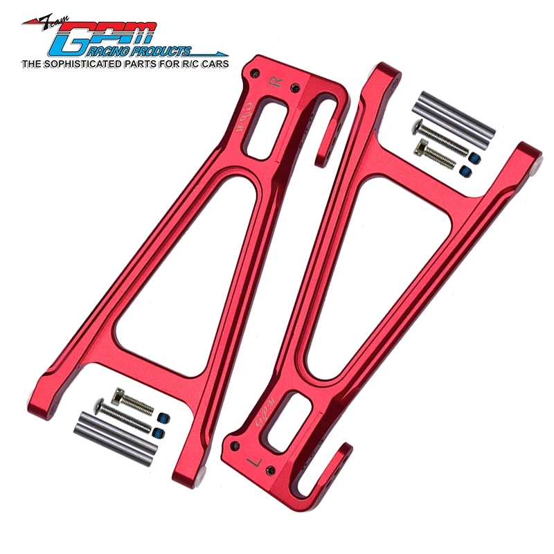 GPM aluminium onderste draagarm voor de achteras, geschikt voor de Traxxas 1/10 E-Revo 2.0 – een upgrade-onderdeel.