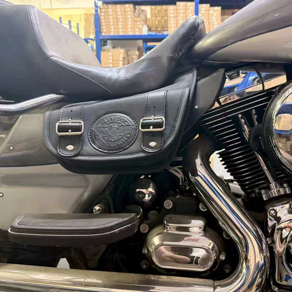 A03Z-For Touring Models Accessories 2014-2024 Motorcycle Heat Shield Side Tank Waterproof Storage Street Glide