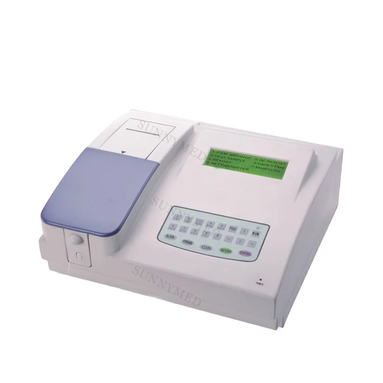 SY-B010-2 Clinical vet chemistry machine portable semi-auto vet biochemical analyzer