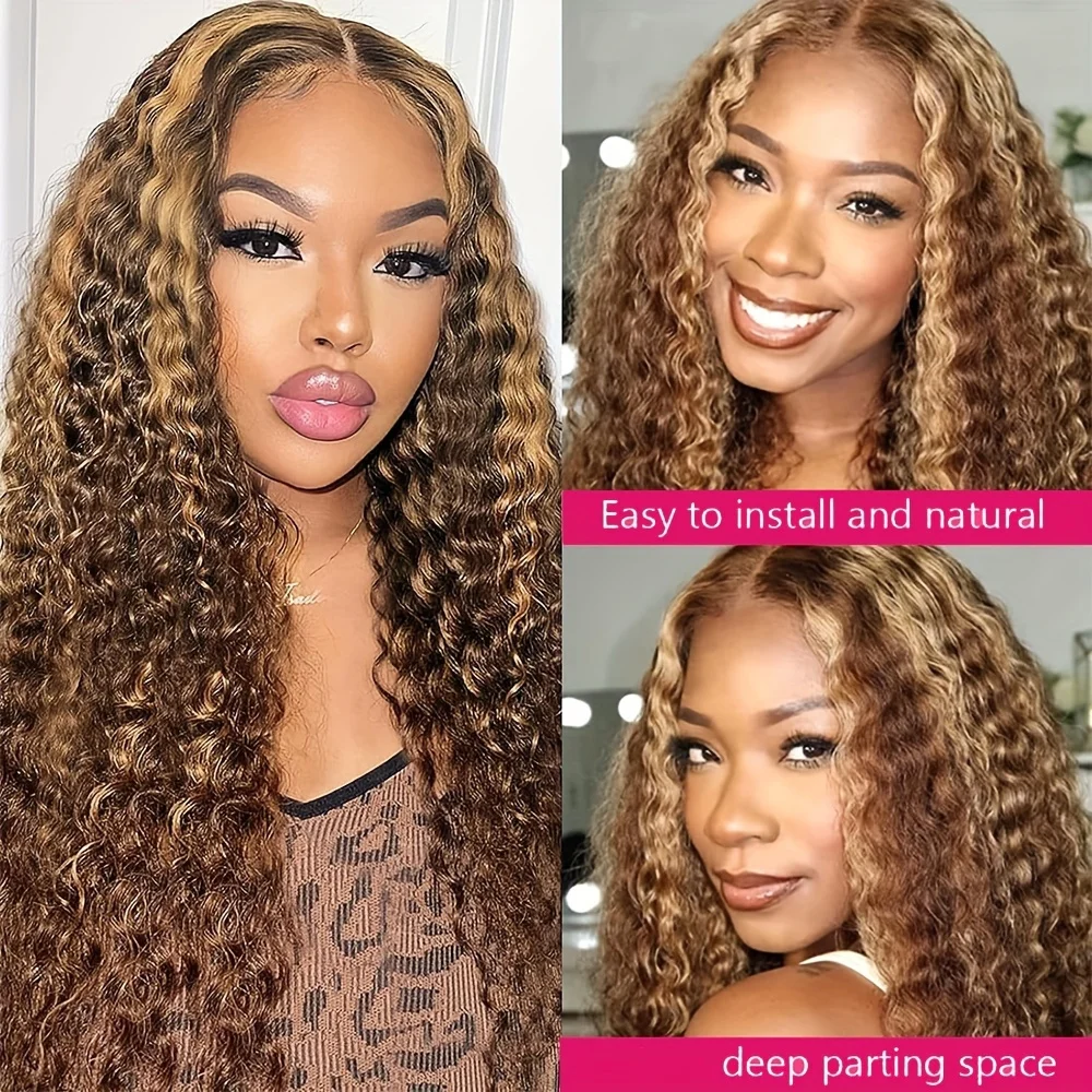200% 13x4 5x5 Highlight Human  - Eyelash Extension Natural Look review and price