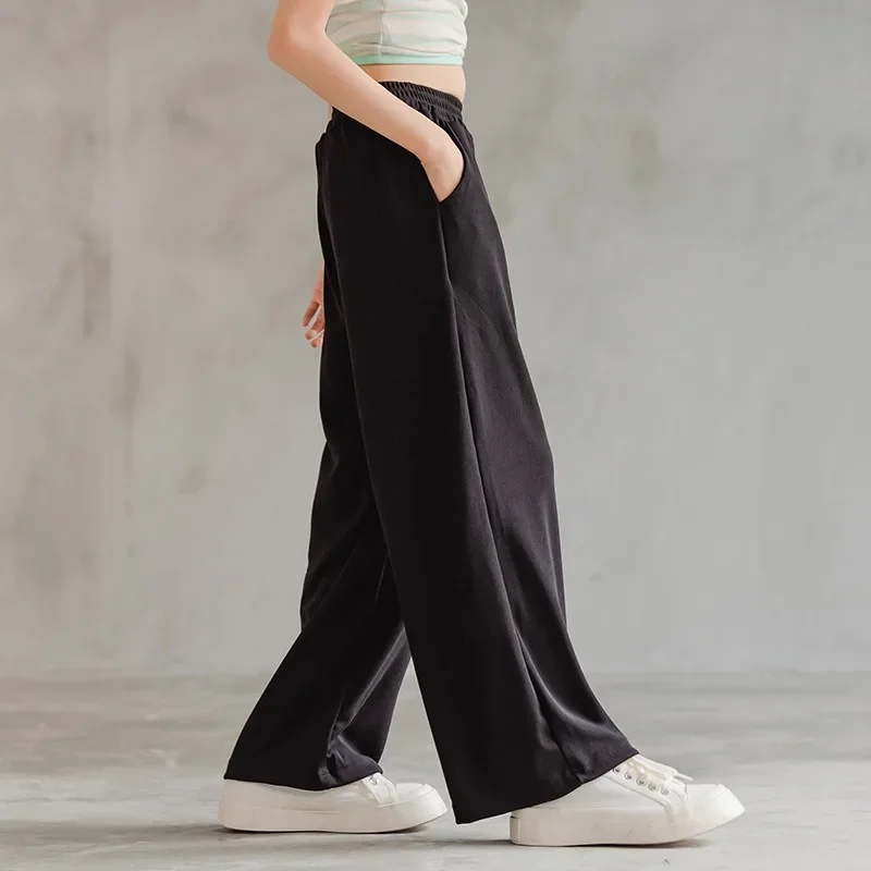 Spring Summer Autumn Casual Kid Girl Clothes Wide Leg Pant