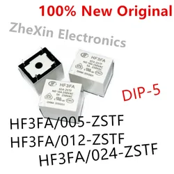 10PCS/Lot  HF3FA/012-ZSTF 、HF3FA/024-ZSTF 、HF3FA/005-ZSTF   New power relay   HF3FA-005-ZSTF 、HF3FA-012-ZSTF 、HF3FA-024