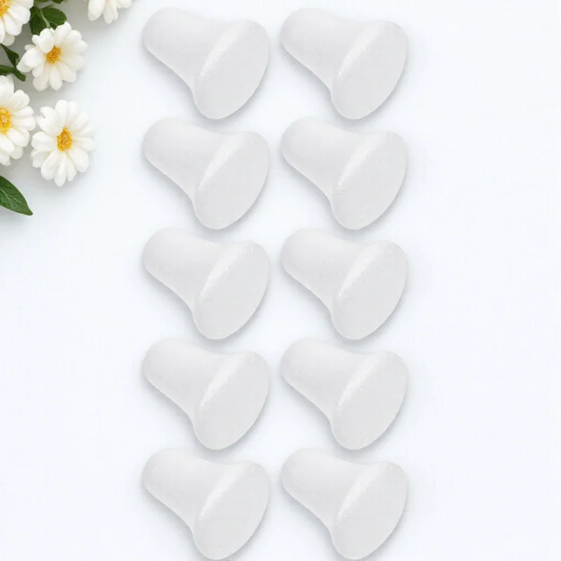 

10Pcs 3D Foam Christmas Bells Craft Kit for DIY Hanging Ornaments Xmas Tree Decorations Holiday Party Favor Activities