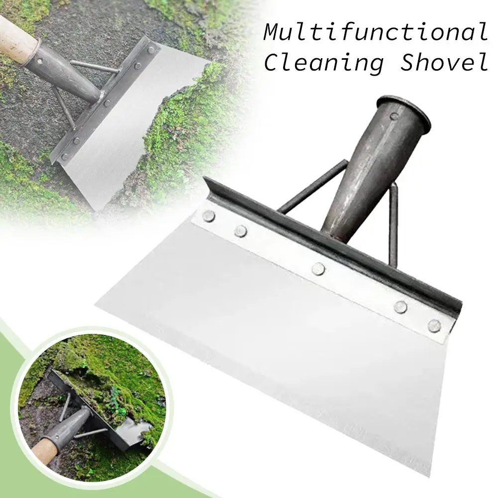 

Multifunctional Cleaning Shovel 20/23/26/28/30cm Thick Cleaning Flat Shovel For Outdoor Wall Floor Shed Digging In Garden B D3H7