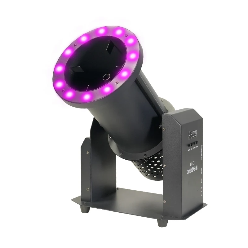 Mini DMX512 Confetti Launcher Stage Effect Machine for Wedding Party DJ Club Event Decor