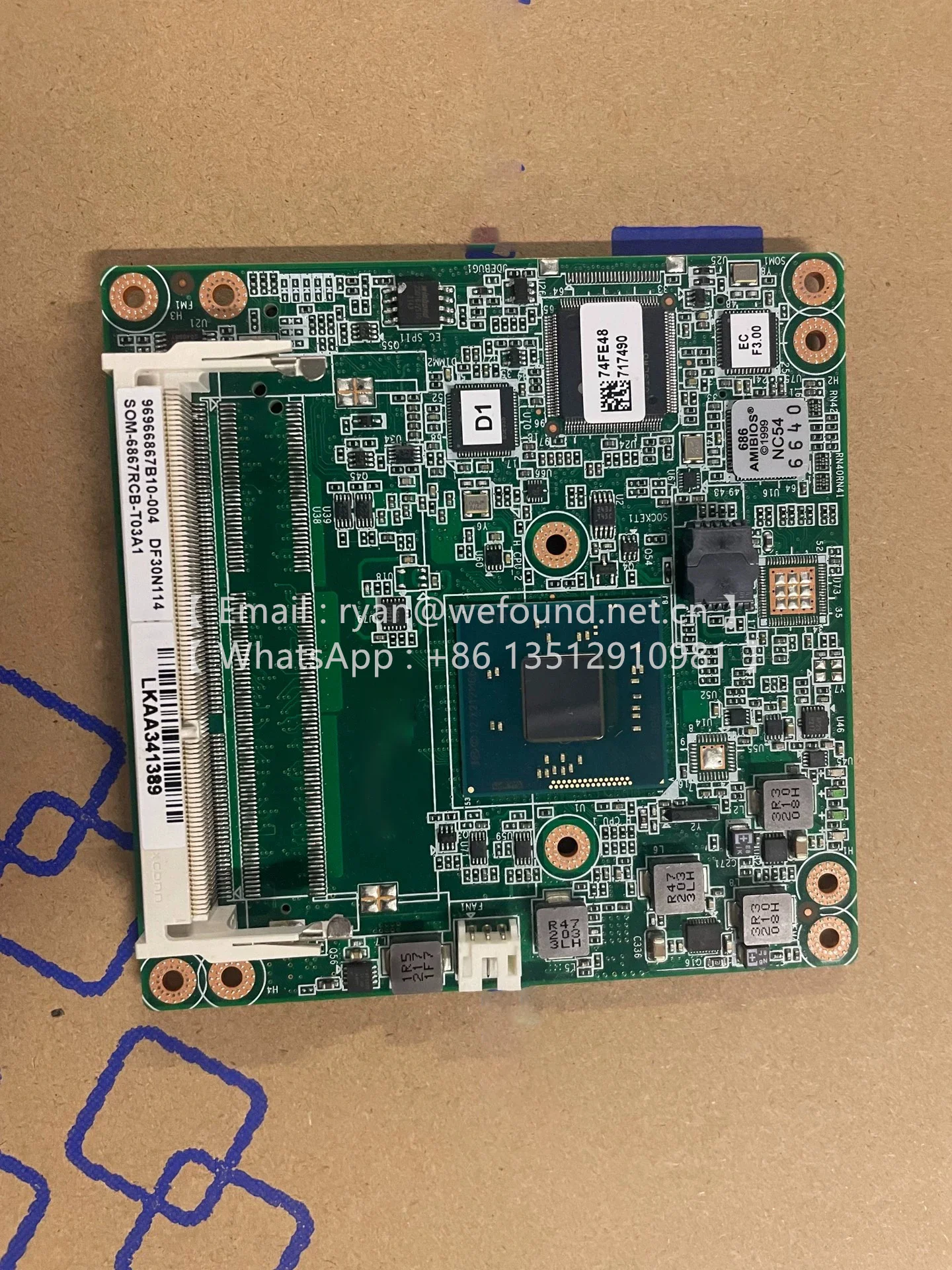 SOM-6867  SOM-6867RCB-T03A1  COM Express Compact Module