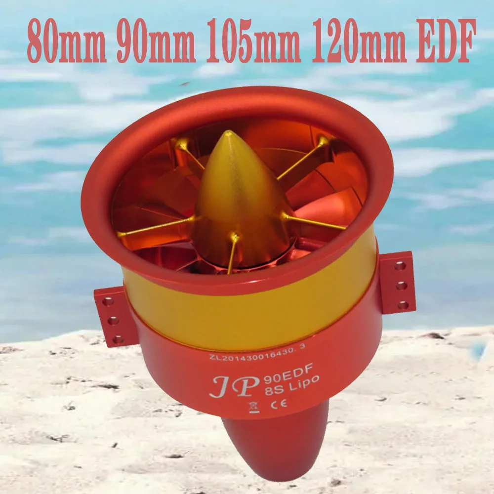 Motor 5060 4260 4250 with 6S 12S 14S JP 90mm 105mm 120mm EDF Ducted Fan 12 Blades All Set RC Air Plane 50V, 7100W Motor Parts