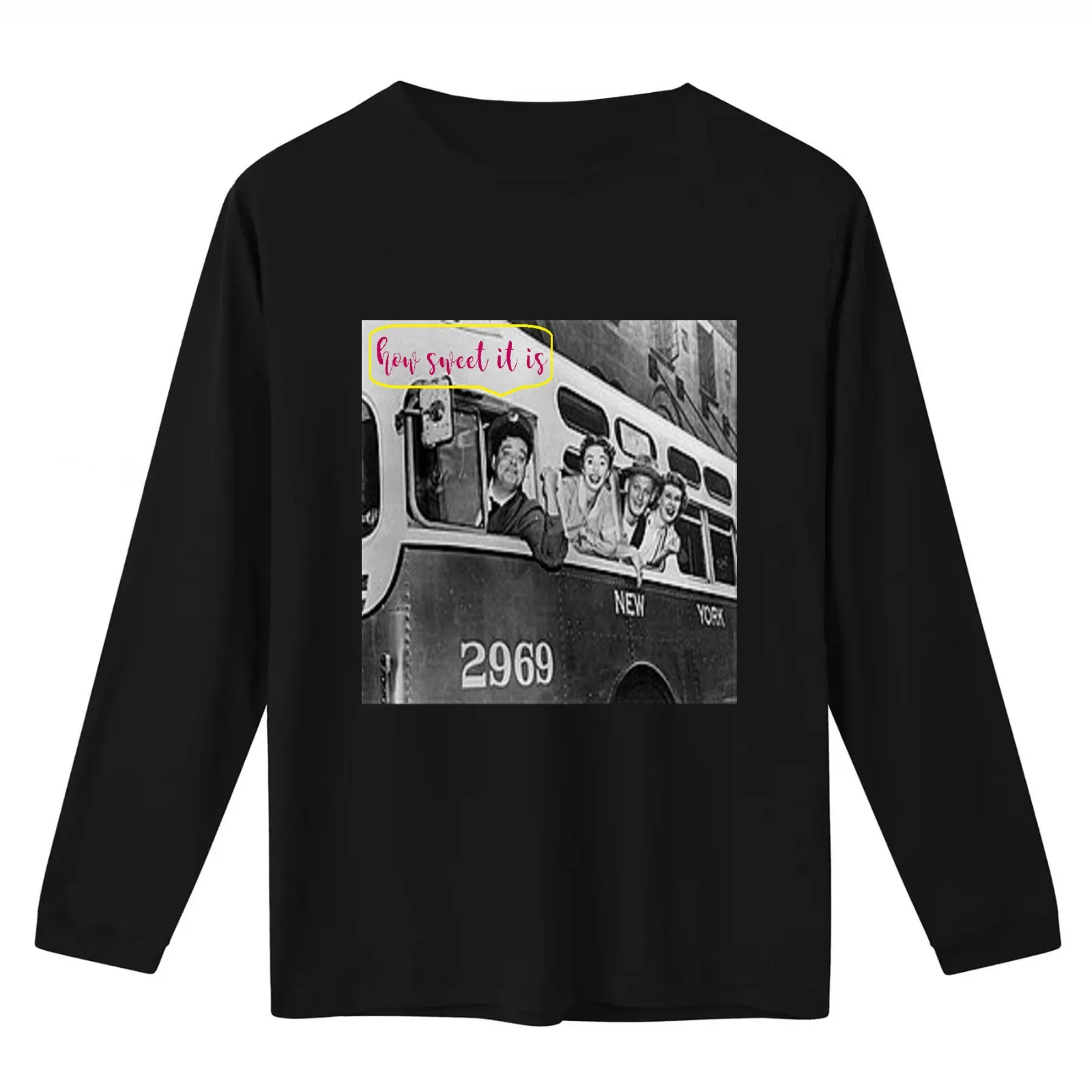 HoneyMooners Delight new york 2969 B/W T-Shirt Summer Casual Cotton Tee Oversized Streetwear Tops Vintage Graphic Print