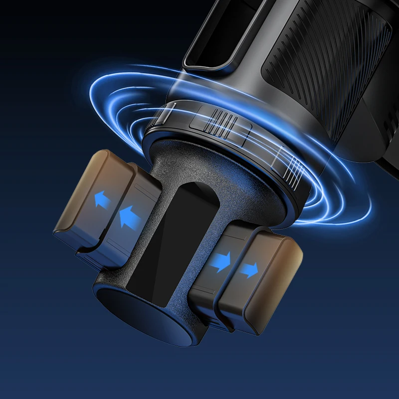 2-in-1 Universal Car Cup Phone Holder​​ Car Cup Mobile Phone Holder 360 Rotation Coffee Cup Cell Phone Holder Mount Wholesale