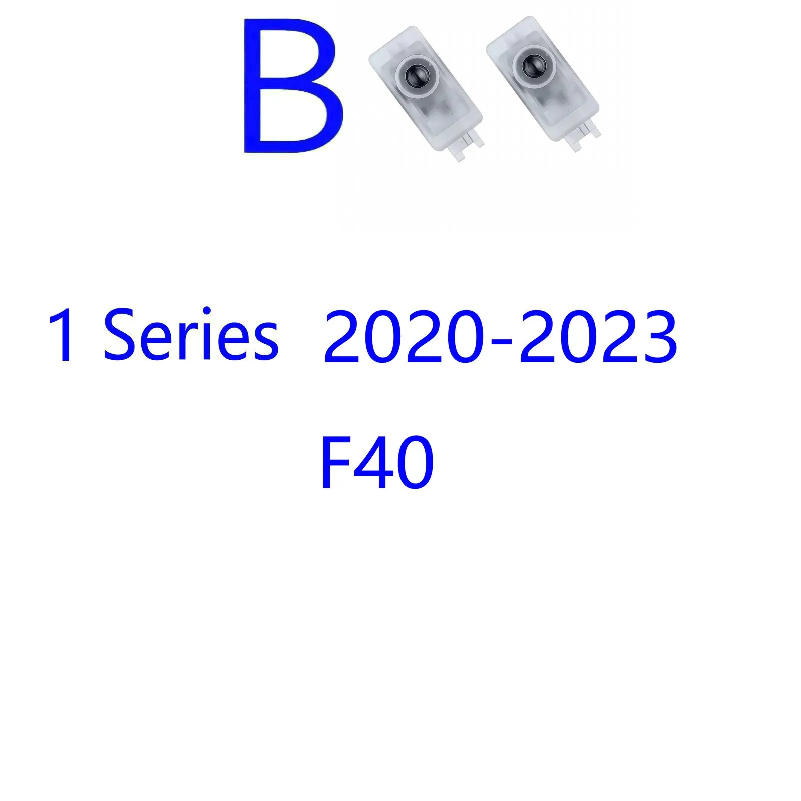 HD 2Pcs For BMW 1 Series 118i 120d 135i 125i E87 F20 F40 2007-2023 2022 2021 2020 2018 2017 LED Car Door Projector Welcome Light - view 3