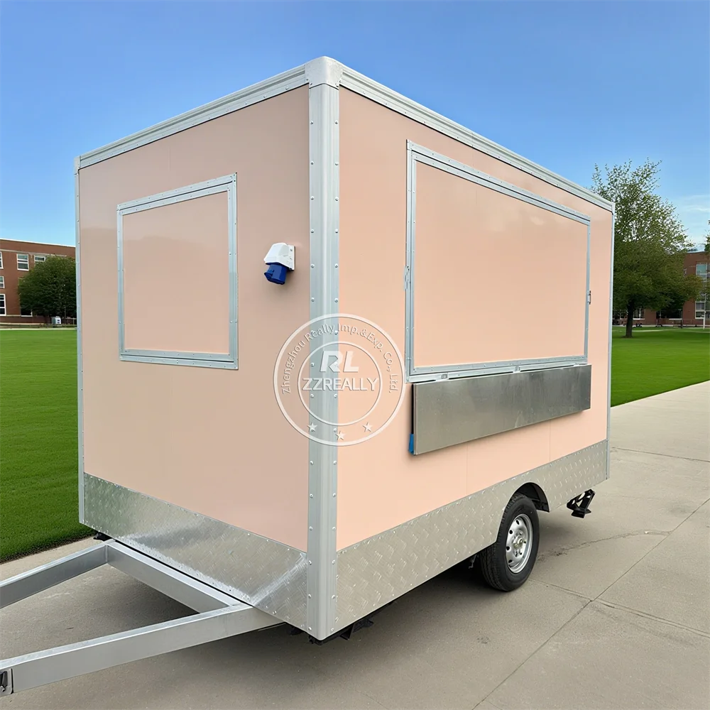 

Mobile Coffee Food Truck Fully Equipped Restaurant Custom Street Hot Dog Pizza Truck Mobile Food Cart Trailer For Sale