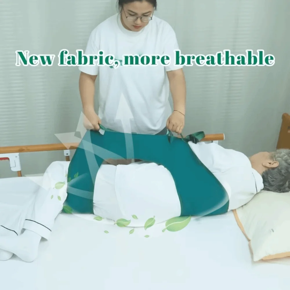 

Washable Turn Over Assistance Side Lying Bed Pad Prevent Bedsores Pad Mobility Aid Easy Lift Paralysis Patient Cushion