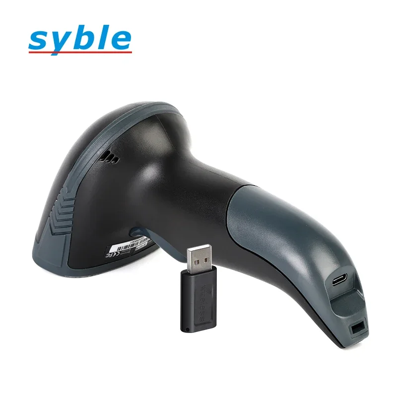 XB-6221RB Syble Android Wireless Handheld Usb 2d Barcode Scanner Gun Reader for Receipt Cash Register Bank Cheque