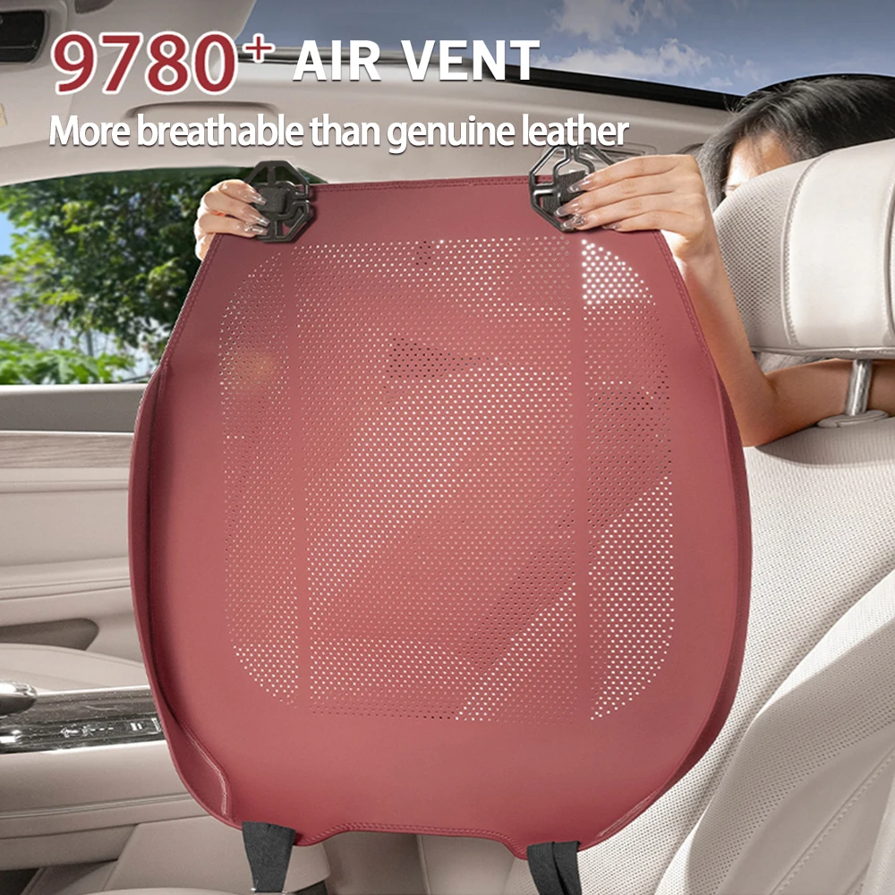 Upgraded Car Seat Cushion Universal Breathable Hole Summer Car Interior Seat Cover Four Seasons Automotive Parts
