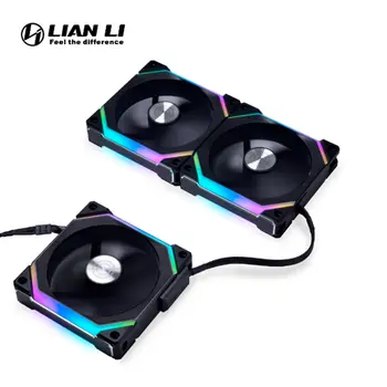 Lian Li UNI FAN SL120 V2, L-Connect 3 केबललेस रिवर्स ब्लेड - सिंगल पैक, सफ़ेद/काला 8 best sales फैन लियान ली - №8