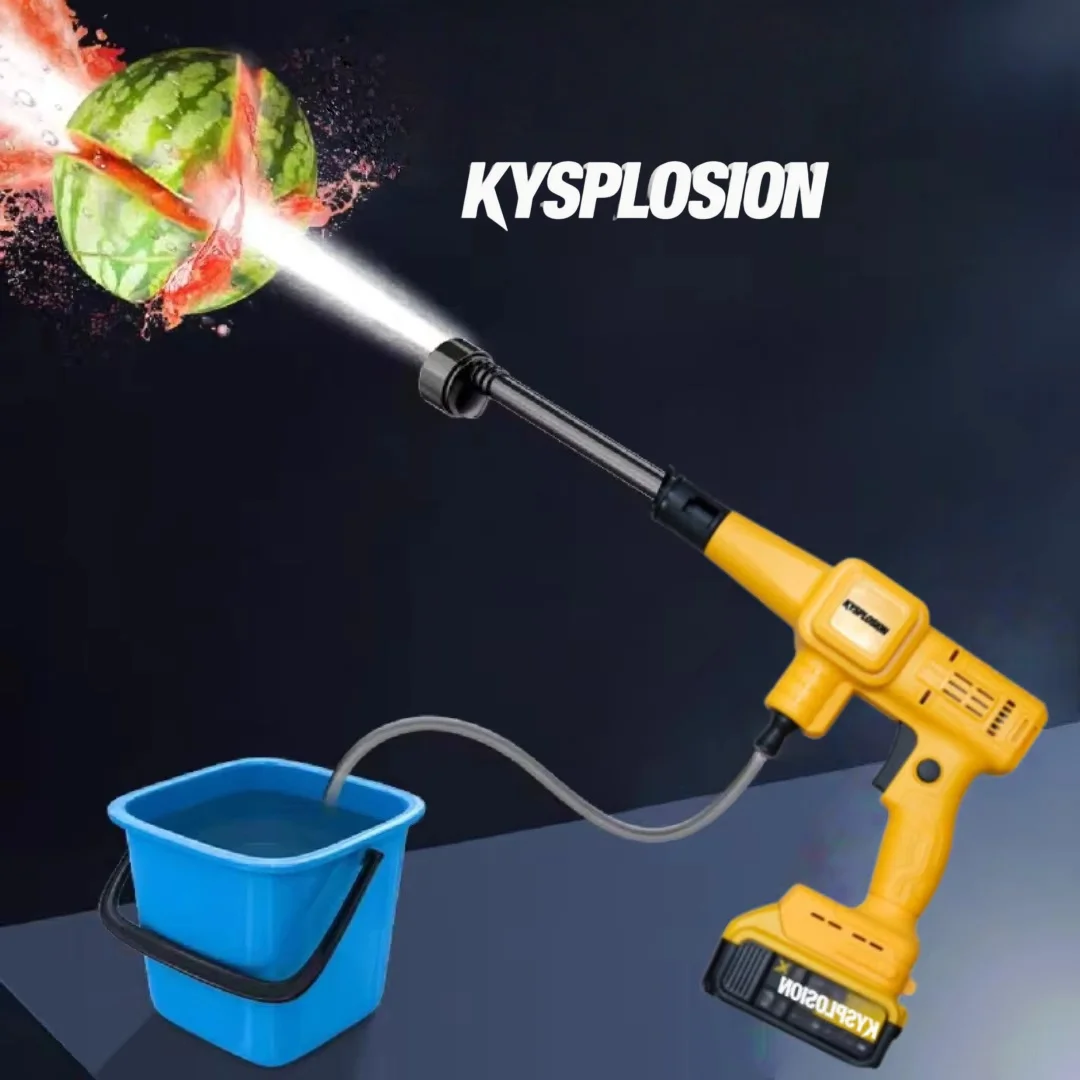 

High Pressure Washer Gun Electric Cordless Car Washing Water Gun Foam Machine for Auto Home Garden for dewalt 20v battery