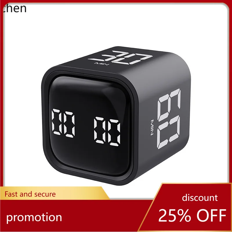 Zml new gravity-activated timer: self-discipline reminder, kitchen countdown/count-up visual flip timer