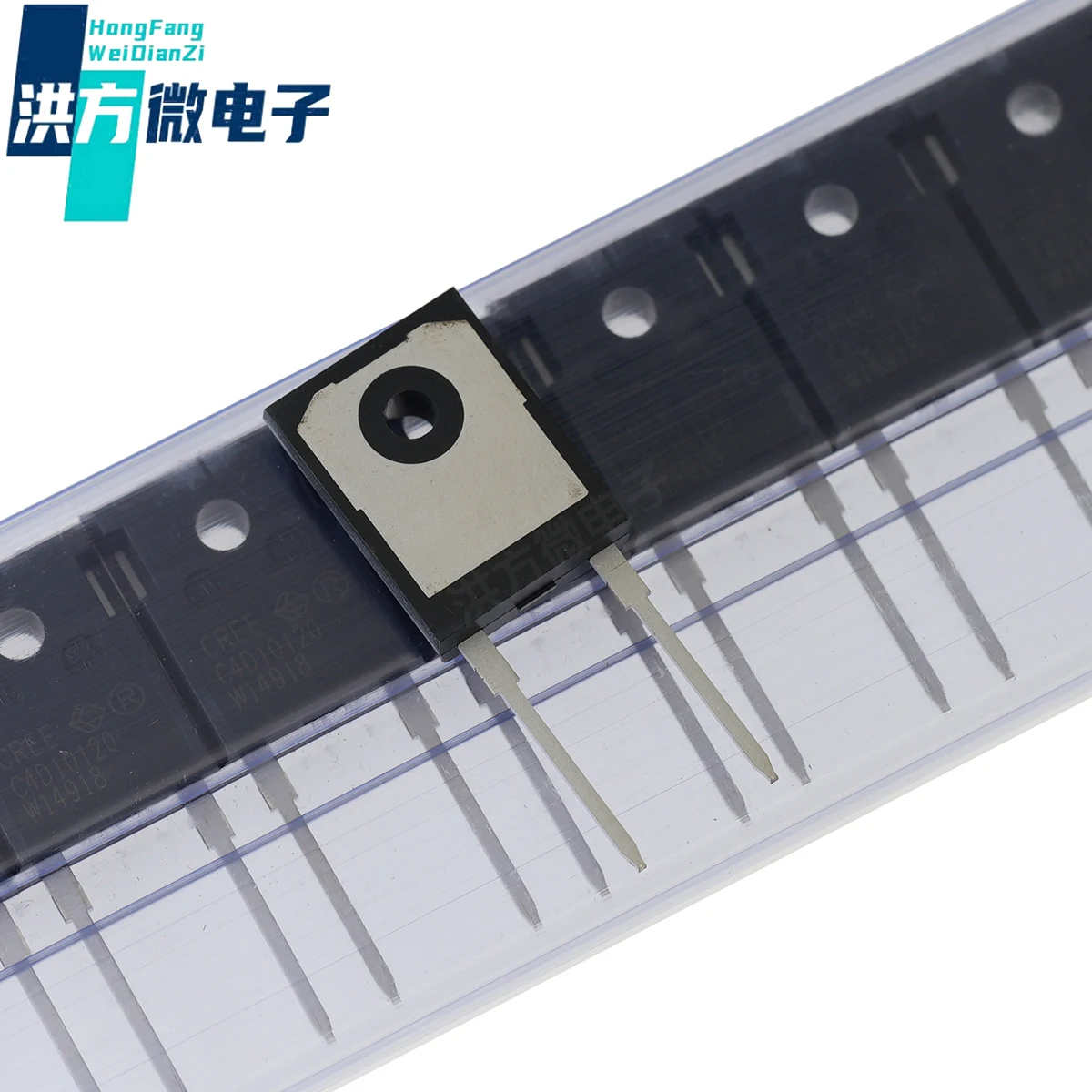 1PCS 100% original, silicon carbide Schottky diode, Z-Rec, dual common cathode, 1.2kV, 38A, 54nC TO-247：C4D10120D
