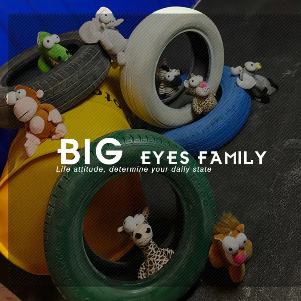 

Student Children Big Eyes Forest Animals Stuffed Giraffe Plushies Animal 25cm Cartoon Elephant Monkey