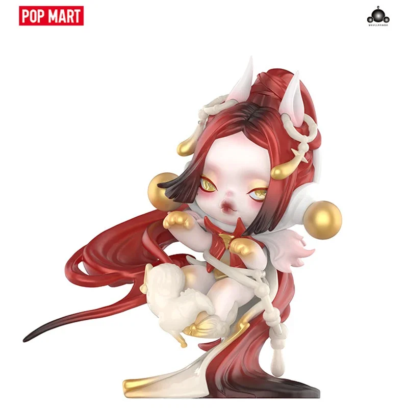 

Коллекционная фигурка POPMART SKULLPANDA Ji, серия Scale Model, игрушка-сюрприз в закрытой коробке, аниме-фигурка, украшение для рабочего стола, таинственная коробка-сюрприз