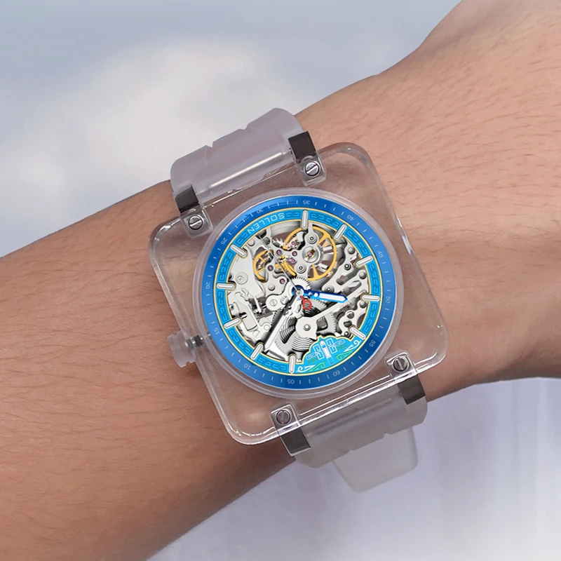 นาฬิกาข้อมือผู้ชาย Pagani Designs สแตนเลสสตีล ดีไซน์เฉพาะตัว เครื่องจักรกล ออโตเมติก คลาสสิก สำหรับนักธุรกิจ กันน้ำ