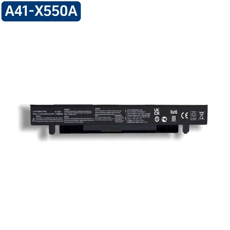 Replacement Laptop Battery for ASUS A41-X550A R510L X550C A550J A550V K550J K550C Notebook Computer Power Supply