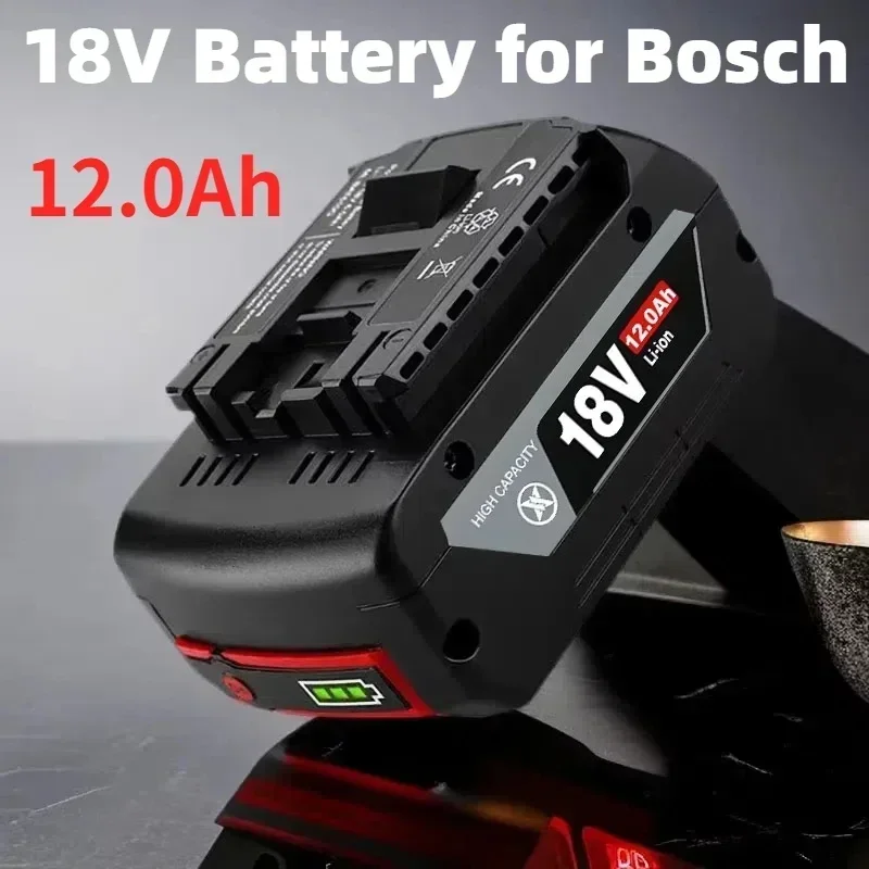 

18V 12.0/10.0/8.0Ah Battery for Bosch 18V Professional GBA GSR GBH GSB BAT620 BAT618 BAT609 BAT619G Replacement Lithium Battery