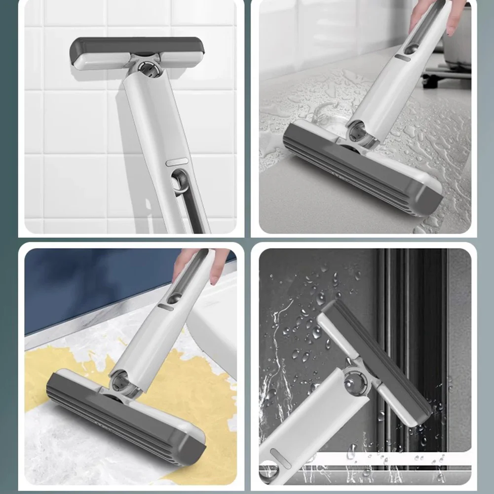 1pcs Mini Sponge Mop Portable Household Desktop Mop Super Absorbent Mop For Desktop Floor Bathroom Kitchen Glass Car Cleaning