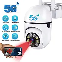 Cámara de Vigilancia IP Inalámbrica Wifi de 2MP, PTZ con Zoom 4X, Seguimiento, Audio Bidireccional, Visión Nocturna en Color HD, Aplicación V360PRO