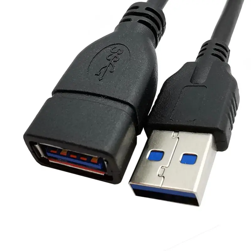 Cabo de extensão extensível, USB 3.0, macho para fêmea, computador, mouse, teclado, unidade USB, AM para AF