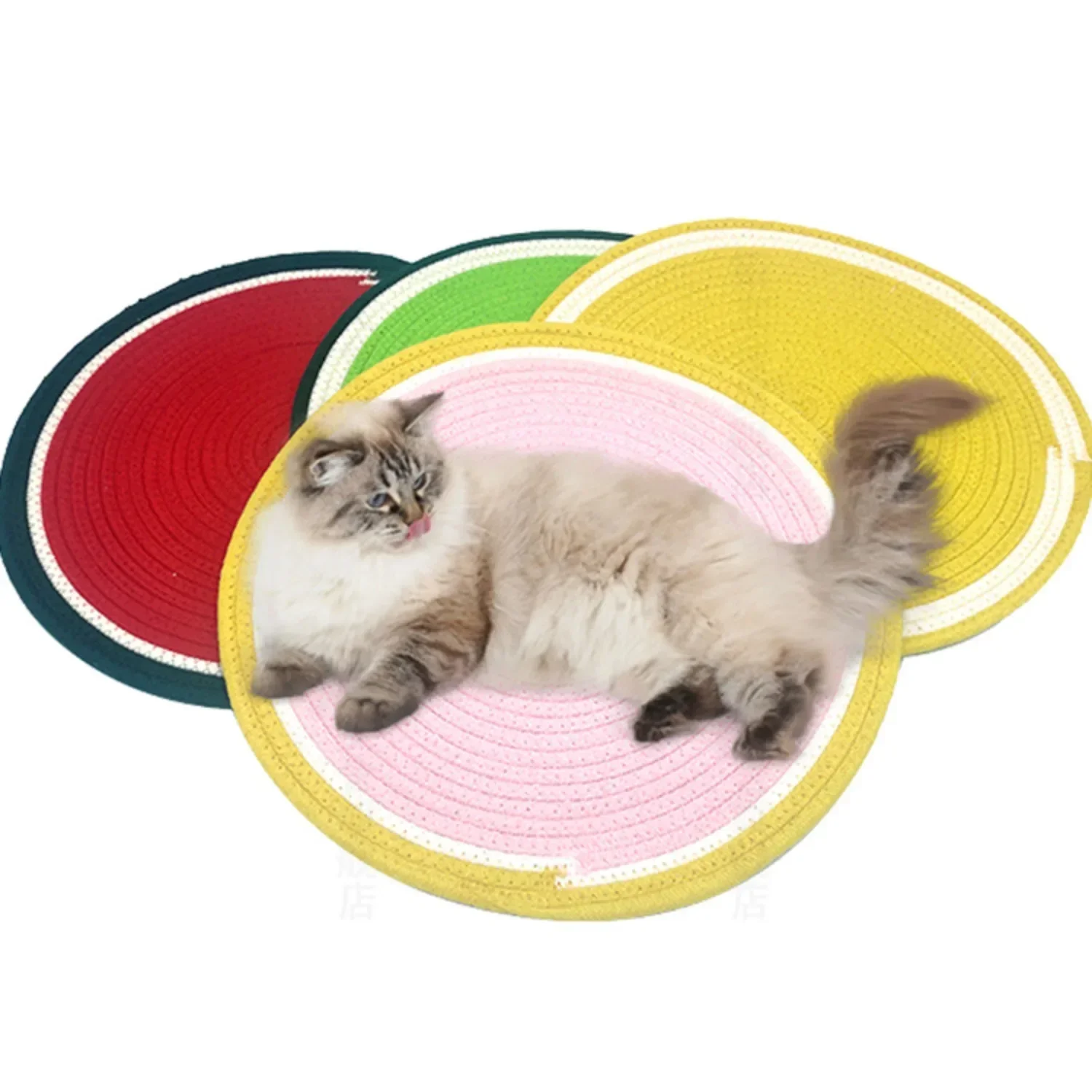 

Cotton Rope Cat Scratching Cat Toys for Grinding Claws Wear-Resistant Cat Scraper Mat Cat Scratcher Tool Funny Pet Product