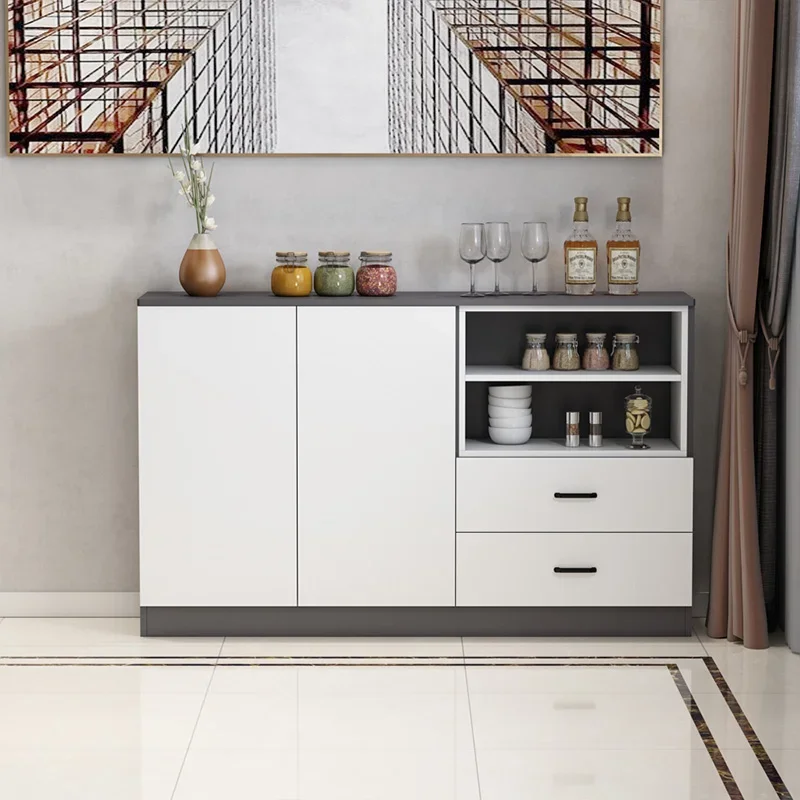 

Modern Minimalist Kitchen Storage Cabinet Home Locker Side Cabinet