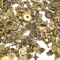 20/30/50pcs Antique Bronze Fashion Charms Various Mixed Pendants for DIY Bracelet Necklace Jewelry Making Accessories