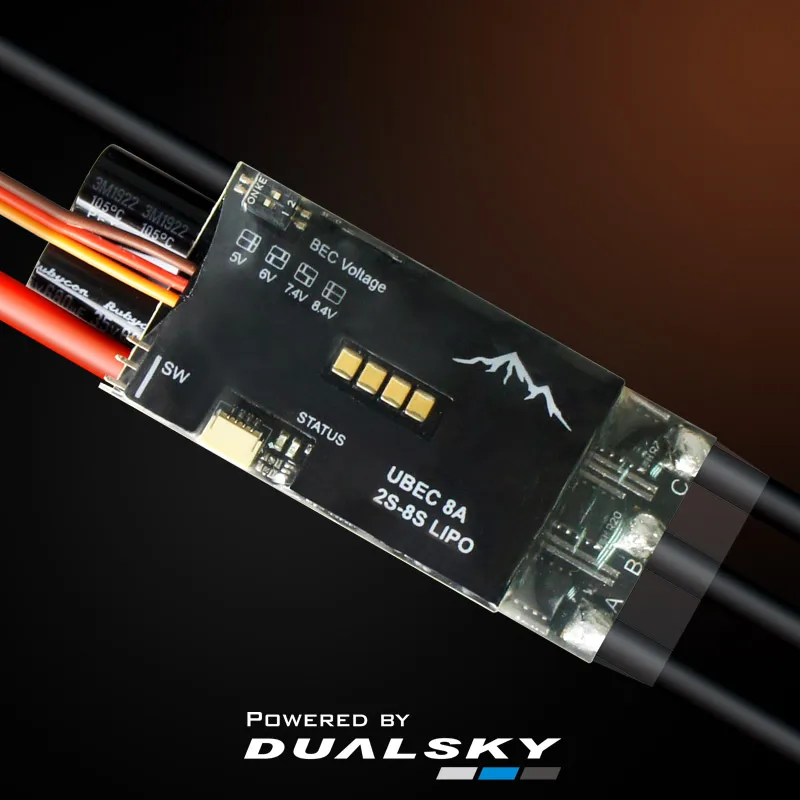 SUMMIT 100 LIGHT ESC, 100A 2S-8S Lightweight Speed Controller for Fixed Wing Aircraft