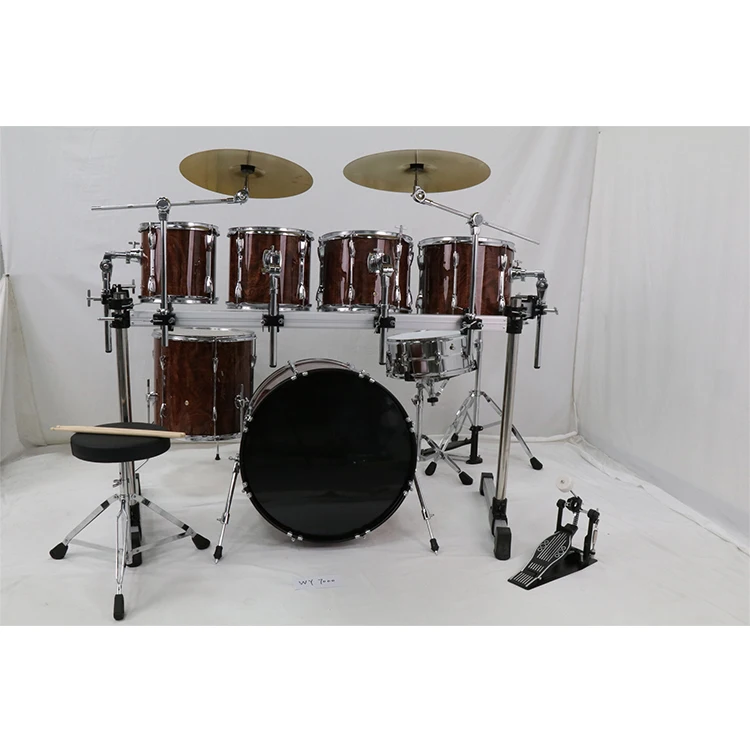 

Factory Price Wholesale Cheap 7 PCS Drum Set Professional Set of Drums Drum Set From China