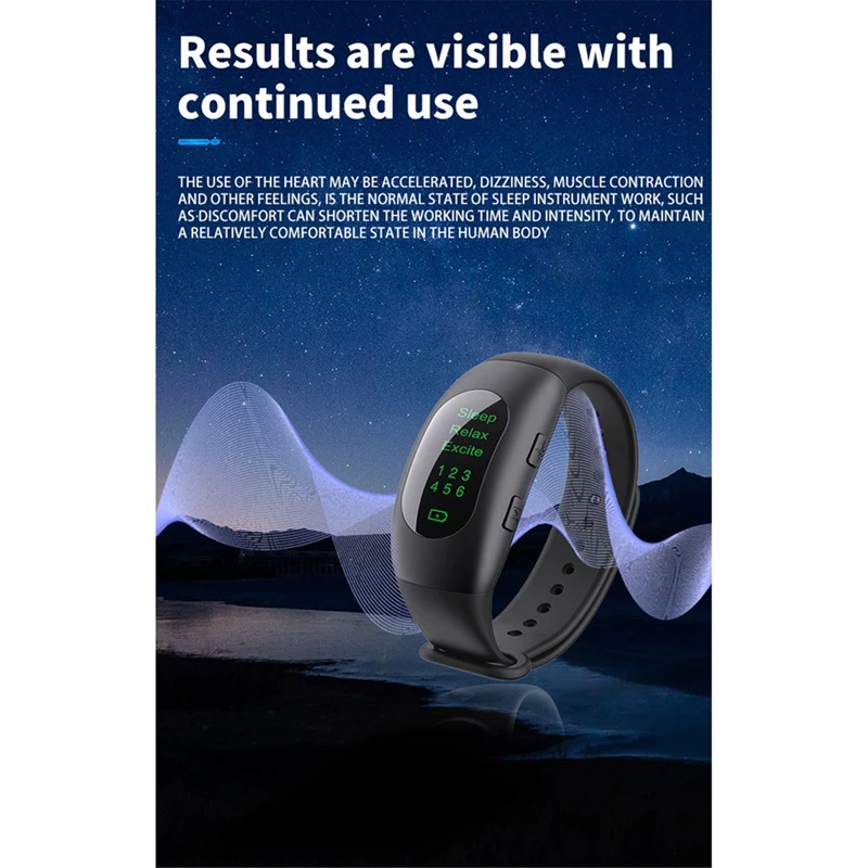 Watch Sleep Aid Instrument Smart Portable Sleep Device Microcurrent Relief Insomnia Anxiety Pressure Relie